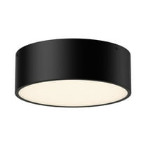 FM556012MB-Alora Lighting-Brisbane - 2 Light Flush Mount-4.13 Inches Tall and 12 Inches Wide-Matte Black Finish