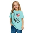 thumbnail image 6 of ZACPNCV Flag Shirt for Toddler Kids Boys Girls USA Flag T-Shirt 4th of July Shirt Patriotic Tee Tops Blue 7-8 Years, 6 of 9