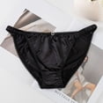 thumbnail image 5 of Becikitc Women’s Satin Bikini Panties, Low Waist Stretch Briefs Underwear, 1–5 Pack, 5 of 6
