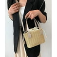 thumbnail image 3 of Kukuzhu Straw Tote Bag Purse for Women Retro Woven Bucket Bag Crossbody Bag Summer Straw Bag Small Hobo Bag Shoulder Bag for Beach, 3 of 7