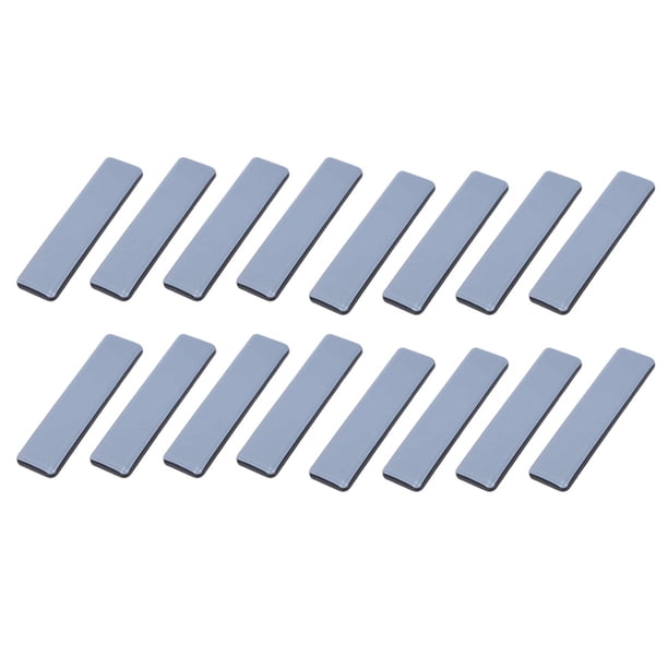 Deslizadores de Muebles de 16 Piezas, Deslizadores de Muebles Rectangulares de 25 mm x 100 mm