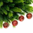 thumbnail image 2 of Red Ornament With Lines (Asstd) (12/Disp) - Set of 12, 2 of 4