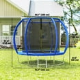 thumbnail image 2 of CoSoTower 8ft Trampoline Outdoor, ASTM Certified, with Circular Base, Enclosure Net, Ladder and Curved Poles, 2 of 7