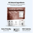 thumbnail image 5 of Slate Milk - High Protein Drink Mix Powder - Milk Chocolate, 12 Packets - Lactose Free, 20g Protein, 0g Sugar, 100 Calories, 2g Carbs, No Added Sugar - Breakfast Boost - Post Workout - 27g per Stick, 5 of 5