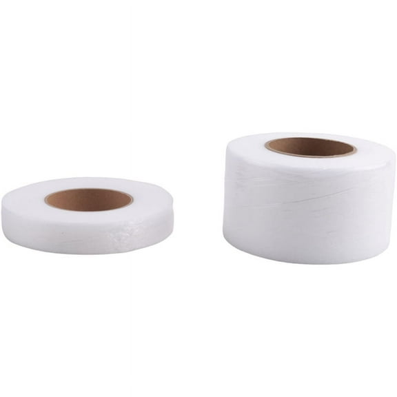 2 Pack Iron on Hem Tape No Sew Roll Web with Measure for Garment Clothes DIY Crafts