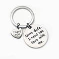 thumbnail image 2 of Fashionable Stainless Steel Keychain for Father and Daughter Gifts, 2 of 6