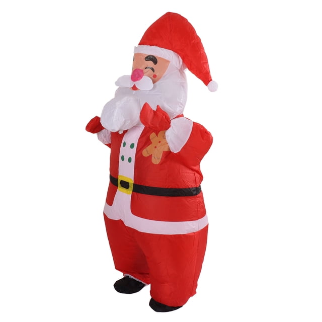 Traje Navideño DiverTido Inflable, Costuras Reforzadas Y Disfraz Inflable De Halloween Párrafo Reutilizable 150-190 Cm De Cosplay Para Adultos