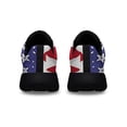 thumbnail image 4 of Fishing Fish July 4th Patriotic American flag Shoes Sneakers Black Size 3.5, 4 of 7
