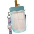 thumbnail image 1 of 300ML Popsicle Shaped Plastic Children Drinking Bottle with Straw (Blue), 1 of 5