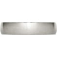 thumbnail image 3 of Stainless Steel Brushed 5mm Half Round Band (Size 7.5) Made In China sr15-7.5, 3 of 5