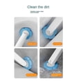 thumbnail image 5 of Kit de limpieza de cepillos desechables para inodoro con 12 cabezales de repuesto desechables, para la limpieza del baño., 5 of 5