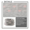 thumbnail image 4 of Baby Knitted Hat Scarf Set Winter Warm Toddler Boys Beanie Fleece Lining Kids Girls Hat with Pompom(Gray Hat+Scarf,L), 4 of 6