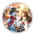 thumbnail image 1 of Faldas para árbol de Navidad de 48 pulgadas, tapete para árbol de Navidad para vacaciones de invierno, falda para árbol de Navidad para decoraciones navideñas rústicas, 1 of 1