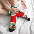 thumbnail image 7 of Unisex Mexican Flag Novelty Ankle Socks Colorful ComfortSoft Lightweight Sports Athletic Socks, 7 of 7