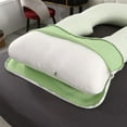 thumbnail image 3 of Eurhowing Large Body Pillow, Breathable Full Body Pillow for Side Sleeper, Soft Long Bed Pillow with Removable Cover for Adults, 27×57", Light Green, 3 of 11
