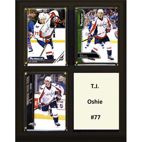 C&I Objets de Collection 810OSHIE NHL 6 x 8 Po T.j. Oshie Washington Chapiteaux Deux Plaque de Carte