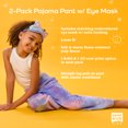 thumbnail image 5 of Saint Eve Kids Girls Fuzzy Pajama Pants, 2 Piece PJ Pant Set and Sleep Mask, 5 of 6