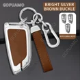 thumbnail image 2 of Zinc Alloy Car Key Case Cover Shell Fob For BMW A three button and four button X1 X3 X5 X6 X7 1 3 5 6 7 Series G30 G11 F15 G01, 2 of 26