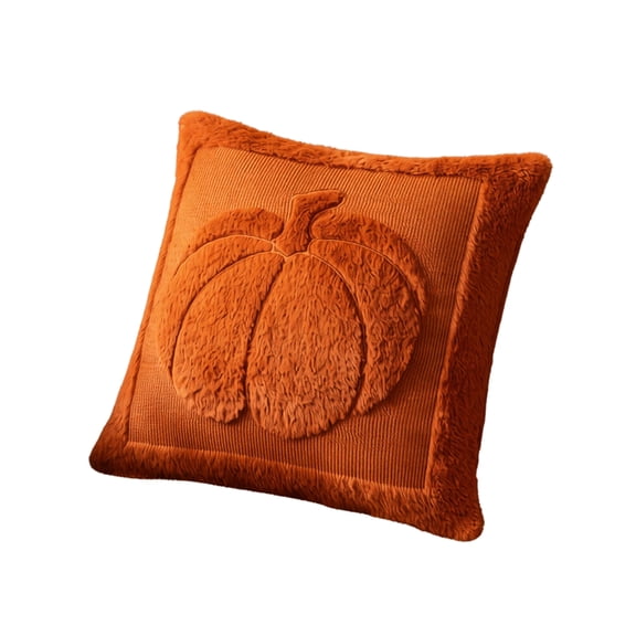 LSLXA Pumpkin Fall Throw Pillow Covers 18 X 18 Pillow Covers Halloween Home Decorations Cushion Covers Cases For Autumn Farmhouse Pillow Covers Soft Plush Couch Sofa Pillows For Living Room
