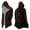 0#Brown838, variant on Toddler Boys Halloween Hooded Cardigan Long Jacket Medieval Print Open Front Coat, Grey