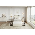 thumbnail image 4 of Bed Frame with 2 Storage Drawers, Kids Bedframe with Storage Headboard, Upholstered Bed Frame, No Box Spring Needed, 4 of 21