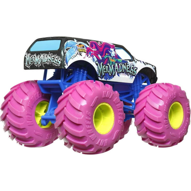 Hot Wheels Monster Trucks Town Hauler - Connect and Crash Car