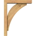 thumbnail image 3 of Ekena Millwork 3 1/2"W x 14"D x 18"H Thorton Block Smooth Bracket w/ Offset Brace, Western Red Cedar, 3 of 25