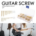 thumbnail image 1 of Kit de tornillos de guitarra Ehuebsd 226 piezas para montaje de placa trasera de golpeador con caja dorada, 1 of 8
