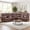 Brown, variant on Bonzy Home Premium Genuine Leather Manual Reclining Chair, Overstuffed Recliner Chair with Padded Backrest, Oversized Heavy Duty Recliner for Living Room, Brown