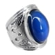 thumbnail image 1 of Anillo retro de plata con grabado de águila vívida que cambia de humor, 1 of 9