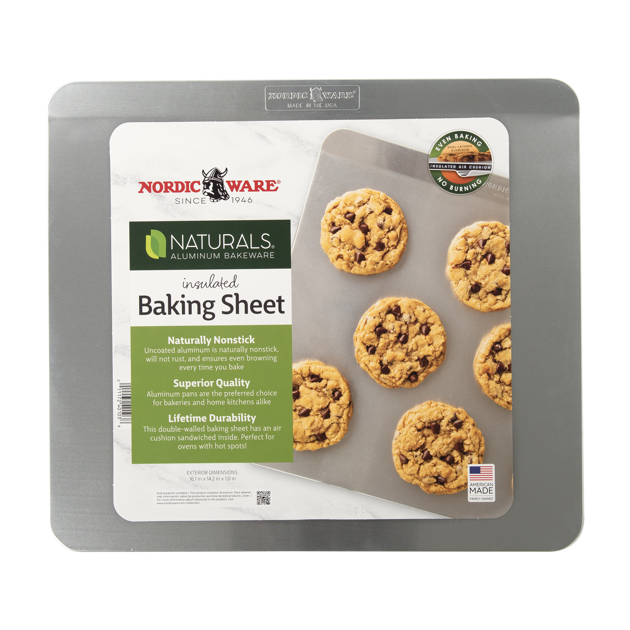 Nordic Ware Naturals 16x14 Insulated Baking Sheet photo 3