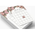 thumbnail image 3 of Inkdotpot 50FloralBingoGameCardsFor Bridal Wedding Shower Bachelorette Party Bulk Blank Square Fill In Gift Ideas, 3 of 7