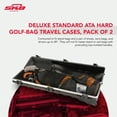 thumbnail image 2 of SKB Cases ATA Deluxe Hard Plastic Storage Wheeled Golf Bag Travel Case (2 Pack), 2 of 10