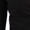 BLACK, variant on Plus Size V Neck Knee Length Faux Wrap Dress