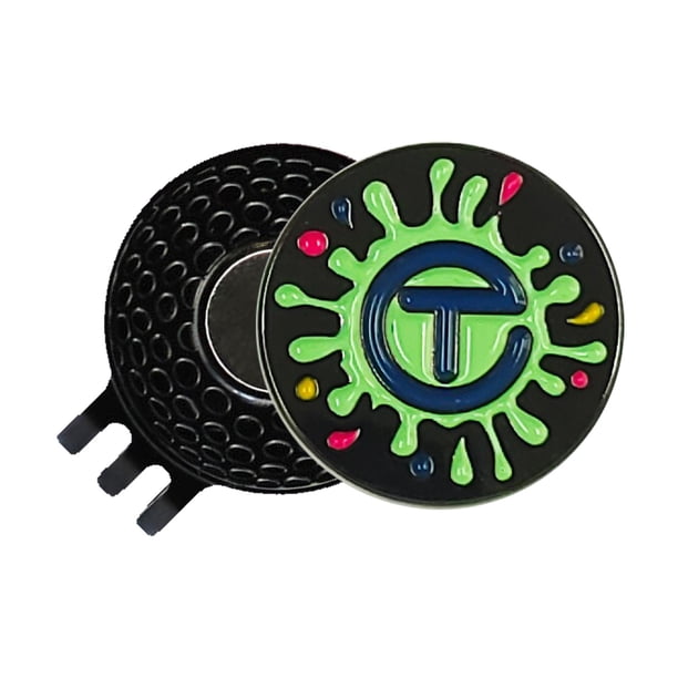 Marcador de pelota de golf Kusrkot accesorios de golf 25 mm negro