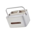 thumbnail image 3 of Soporte para caja de pañuelos Estuche de almacenamiento de escritorio Bolígrafo Control remoto Gafas Organizador de papel higiénico, Albaricoque Sweethay HA004588-02, 3 of 7