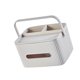 thumbnail image 3 of Soporte para caja de pañuelos Estuche de almacenamiento de escritorio Bolígrafo Control remoto Gafas Organizador de papel higiénico, Albaricoque AweSitey HA004588-02, 3 of 7