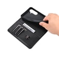 thumbnail image 6 of Decase Premium Leather Wallet Case for Samsung Galaxy S25,with 3 Card Slots, Cash Pocket, Magnetic Closure, Slim & Stylish Folio Case, PU+TPU Shockproof Durable Protective Phone Case,Black, 6 of 9