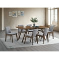 thumbnail image 2 of Newboti Furniture Kaela Walnut & Light Gray Finish 7PCs Dining Room Set 63858, 2 of 11