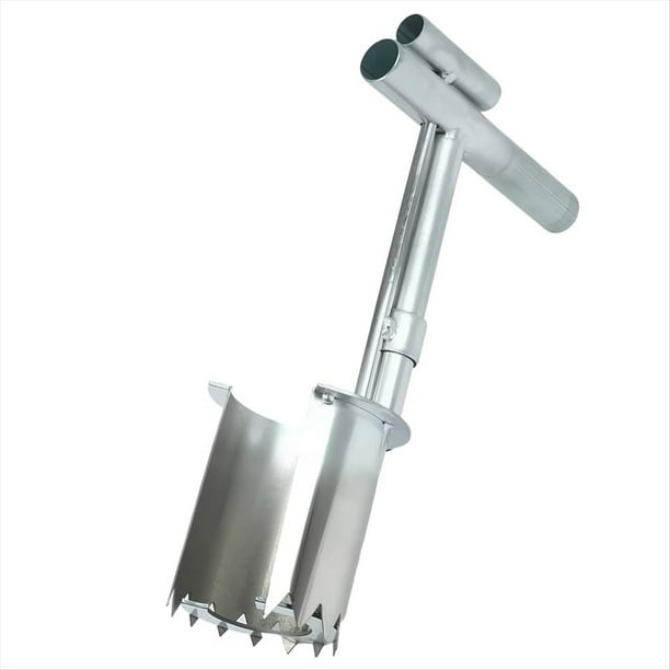 Herramienta para Plantar Bulbos de Acero Inoxidable, Trasplantador de Plántulas de Jardín, Herramienta Fácil para Plantar Semillas y Bulbos de Flores y Verduras.