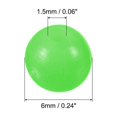 thumbnail image 2 of Uxcell Fishing Bead Lure Rigging Beads for Catfish Punch Bait Rigs Freshwater Saltwater Green 6mm, 2 of 5