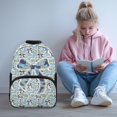 thumbnail image 3 of Pzuqiu Blue Camo Bow Kids Backpack 17 Inch Large Capacity School Backpacks with Adjustable Padded Straps Back to School Backpack Lightweight Breathable Schoolbag for Boys Girls Ages 6-18, 3 of 7