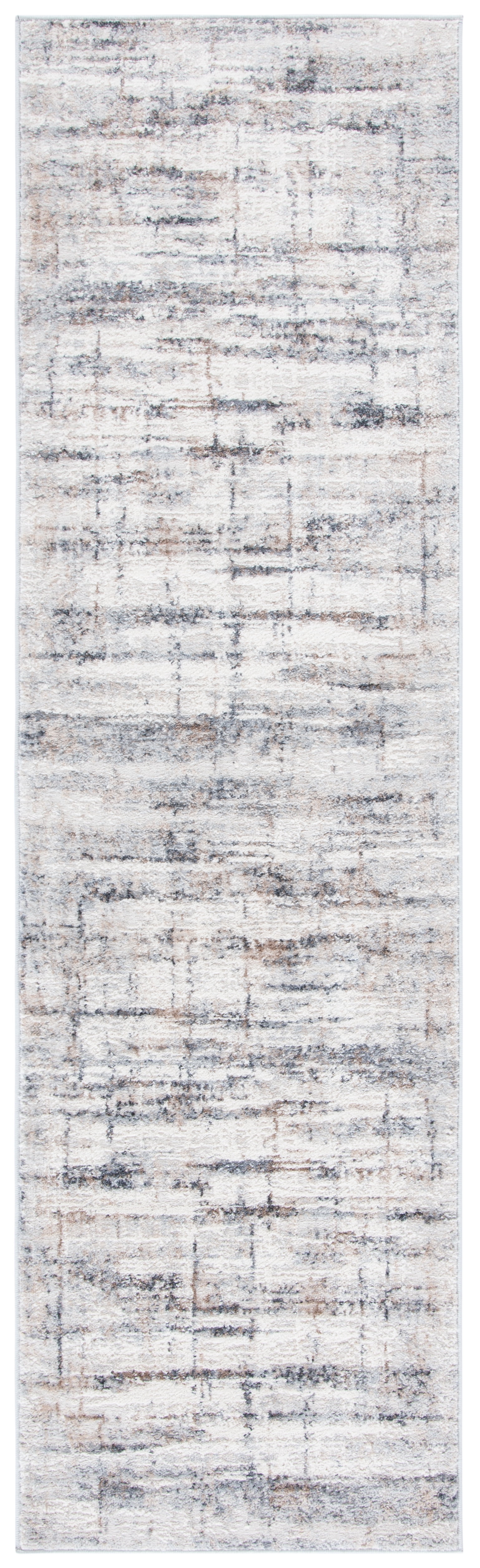 SAFAVIEH Amelia Doncho Abstract Runner Rug, Gray/Gold, 2'3" x 8'