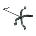 thumbnail image 5 of Christmas Stocking Holder Stand Decor 60" Black Wrought Iron Storage Portable Hat Coat Cloth 6 Hooks Hanger Stand Renovators Supply, 5 of 9