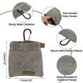 thumbnail image 4 of Unique Bargains Dog Treat Pouch Portable Puppy Dog Training Treat Bag Treat Pouches for Pet Training Auto Closing Hand Free Pet Feed Snack Reward Pocket Gray, 4 of 7