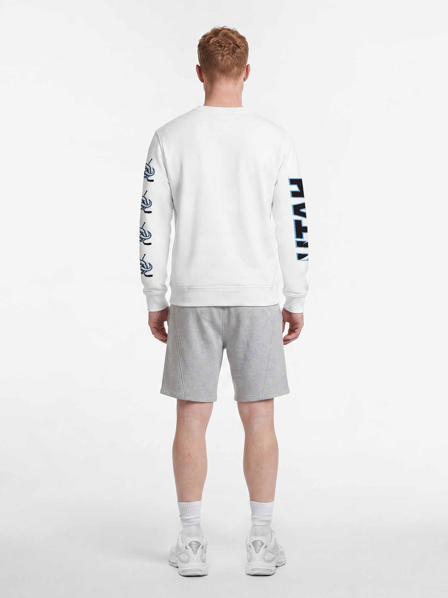 Utah Mammoth Reebok Mens White Crew Sweatshirt