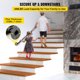 thumbnail image 2 of Pasamanos de escalera de tubo BENTISM, pasamanos de escalera de 90 cm, pasamanos de tubo industrial con soporte de pared, pasamanos de esquina redondeada para interiores y exteriores, 2 of 8