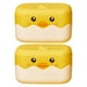 thumbnail image 1 of WORGEOUS 2 jaboneras de barra con tapa, escurridor de jabón de pato lindo, contenedor de plástico para jabón con tapa, caja de jabón desmontable para baño, ducha, hogar, camping, viajes, 1 of 8