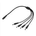 thumbnail image 2 of 1 a 4 DC Divisor de puertos alimentacion Adaptador Camara CCTV Cable, 2 of 9