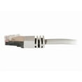 thumbnail image 4 of C2G 7ft Cat5e Snagless Shielded (STP) Ethernet Network Patch Cable - Gray - Patch cable - RJ-45 (M) to RJ-45 (M) - 7 ft - STP - CAT 5e - molded, stranded - gray, 4 of 7